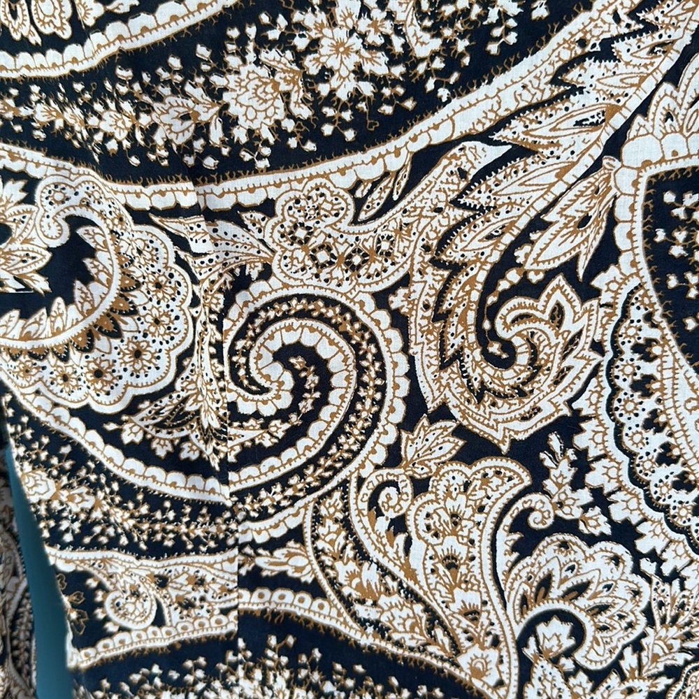 J. Crew Perfect Shirt Paisley size S - Picture 12 of 13